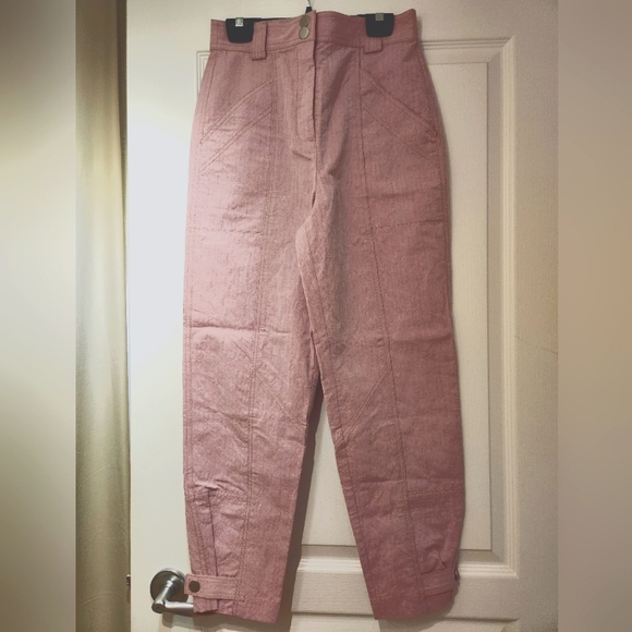 Rebecca Taylor Textured Cotton Pant - Picture 1 of 2